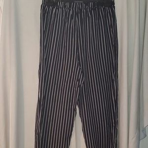 Black White Stripe Pants